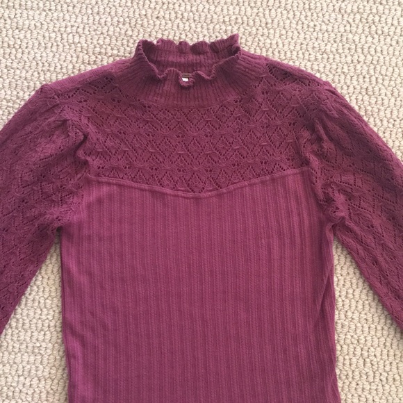 Free People Victorian Lace Sweater Brand New - Picture 4 of 4